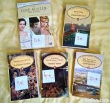 Angleške knjige in Jane Austen DVD zbirka