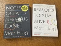Matt Haig: Notes on a Nervous Planet in Reasons to Stay Alive