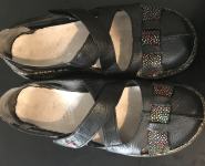 Usnjeni REIKE ženski čevlji sandali balerinke št. 38