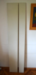 Police iz iverke, 180 cm dolžine, bele barve