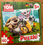 Otroške puzzle sestavljanke Talking Tom, Frozen, živali
