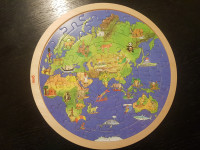 Puzzle lesena sestavljanka okrogla – Svet Goki