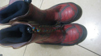 Fantovski zimski škornji-snežke, rdeči,st 32-33