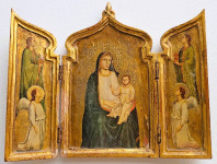 Marija z Jezusom - triptih ikon