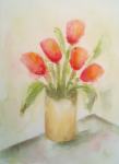 Umetniška slika "Tulipani/Šopek/Rože v vazi"