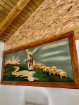 Velika slika Jezus z ovcami - olje na platno