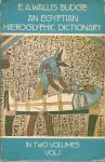 An Egyptian hieroglyphic dictionary : Vol 1. / by E. A. Wallis Budge