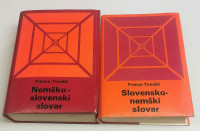 SLOVENSKO NEMŠKI SLOVAR, NEMŠKO SLOVENSKI SLOVAR, 768 in 989 strani