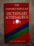 THE OXFORD POPULAR DICTIONARY & THESAURUS 2 IN 1