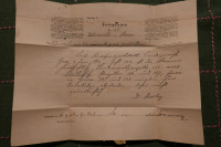 Sevnica, Lichtenwald, brzojavka, telegram, leto 1876