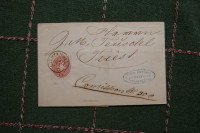 Sevnica, pismo z žigosano znamko, leto 1866