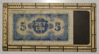 5 Lir, Slovenija, 1944