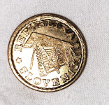 Kovanec 0,02 lipe Slovenija (Hamurabijeve lipe)