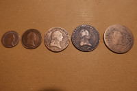 Kreuzerji, Avstrija, 14 kovancev, različni letniki