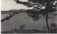 16, razglednica Cerkniško jezero 1950