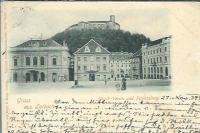 216. Razglednica: Ljubljana - Kongresni trg, 1898