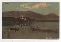 BLED 1908 - Čolna na jezeru