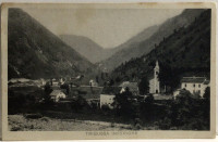 Dolenja Trebuša-1934 manjka znamka in odlično ohranjena razgl.