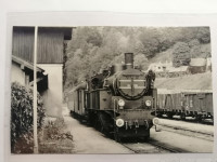 DRAVOGRAD 1971 - Kolodvor z vlakom