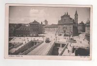 LJUBLJANA 1939 - Marijin trg, tramvaj