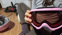 Prodam dekliška smučarska očala SMITH kot nova za 9/10 letnico