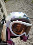 Smučarska otroška čelada Alpina z očali Technopro 49 cm
