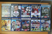 PS2 FIFA, PES, nogometne igre