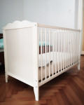 Otroška postelja 120x60, bela