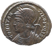 LaZooRo: Rim - AE Follis Konstantina I (306-337 AD), CONSTANTINOPOLIS
