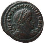 LaZooRo: Rim - AE Follis Konstantina I (306 - 337 AD), Sol, C3
