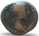 LaZooRo: Rim - Ae Sestertius Marka Avrelija (139-161-180 AD), Minerva