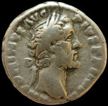 LaZooRo: Rim - AR Denarius Antonina Pija (138 - 161 AD), Annona
