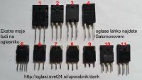11 (povečini) visoko-napetostnih NPN MOSFET tranzistorjev