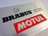 "BRABUS recommends Motul", nalepka za vozilo (Mercedes, SMART...)