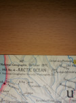 Star zemljevid ARCTIC OCEAN iz leta 1971
