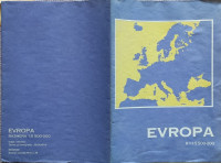 Zemljevid Evrope, 1986