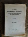 Francoska gramatika - 1929