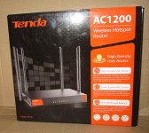 Tenda Wireless Hotspot Router W15E - 1200Mbps - Dual Band 2.4/5.0 GHz.