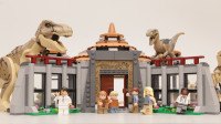 Jurrasic Park World T. Rex Raptor kocke (lego kompatibilne 76961)