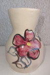 Keramična vaza s cvetličnim vzorcem višina 11,5 cm