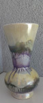 Retro vintage vaza, prelivajoče barve, višina 18 cm