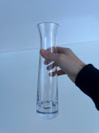 Vaza steklena unikat 25cm
