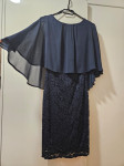 Elegantna obleka, s čipko, velikost 36, 1x nošeno, ugodno