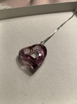 Ogrlica Swarovski z obeskom v obliki srca