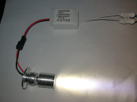 3W LED nastavljivi vgradni mini reflektor 110V - 220V z LED krmilnikom