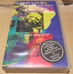 SEPULTURA - we are what we are (VHS kaseta)