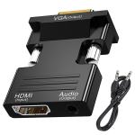 Adapter pretvornik iz HDMI v VGA + avdio AUX