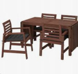 Ikea Applaro 4 stoli in miza