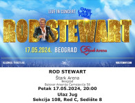 2 karti za Rod Stewart v Beogradu