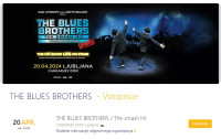 KONCERT "THE BLUES BROTHERS", LJ., Cankarjev dom, 20.4.24